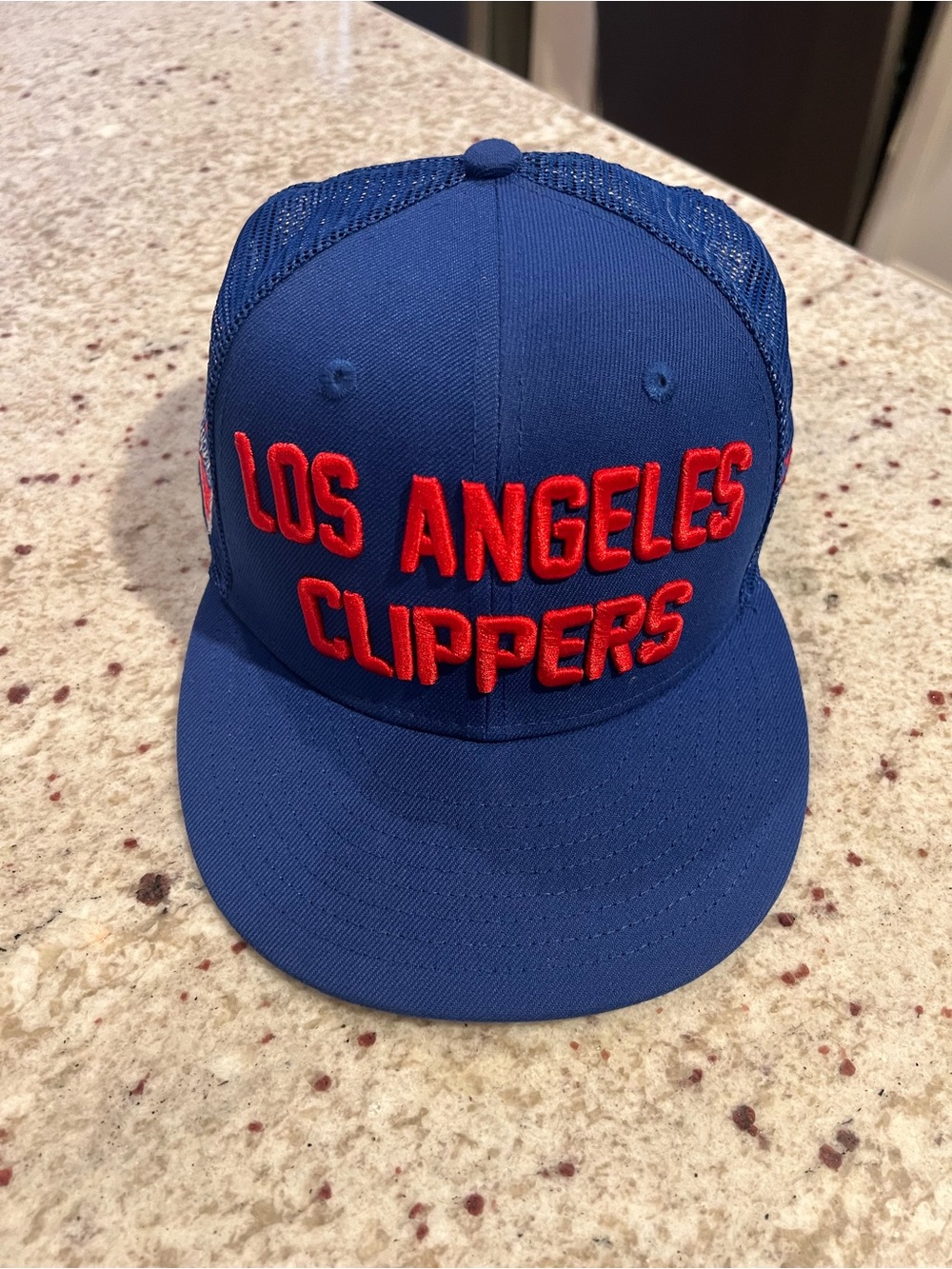 Los Angeles Clippers Blue Red SnapBack Mesh Trucker Hat